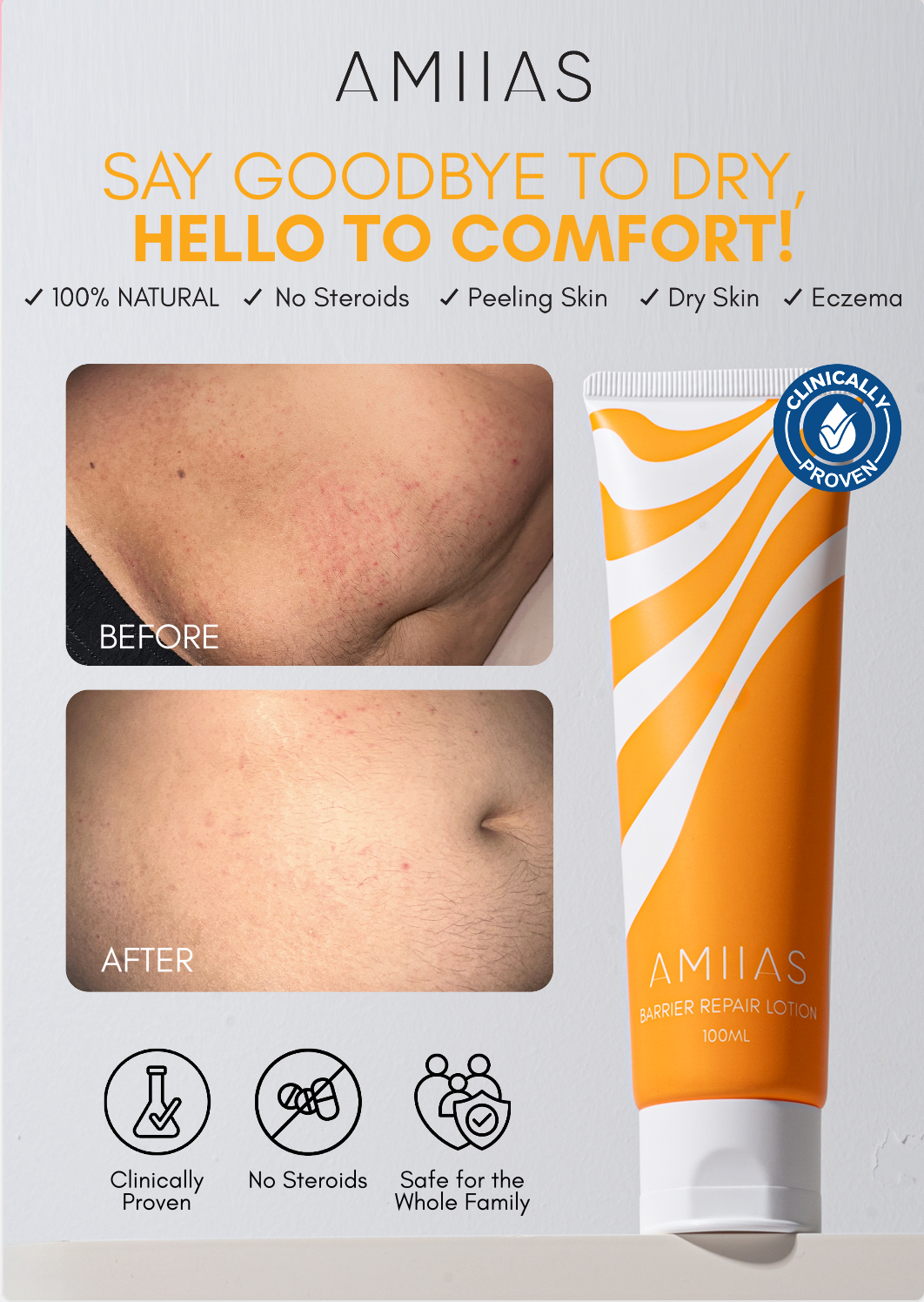Barrier Repair Lotion – Clinically Proven Relief for Sensitive & Compromised Skin