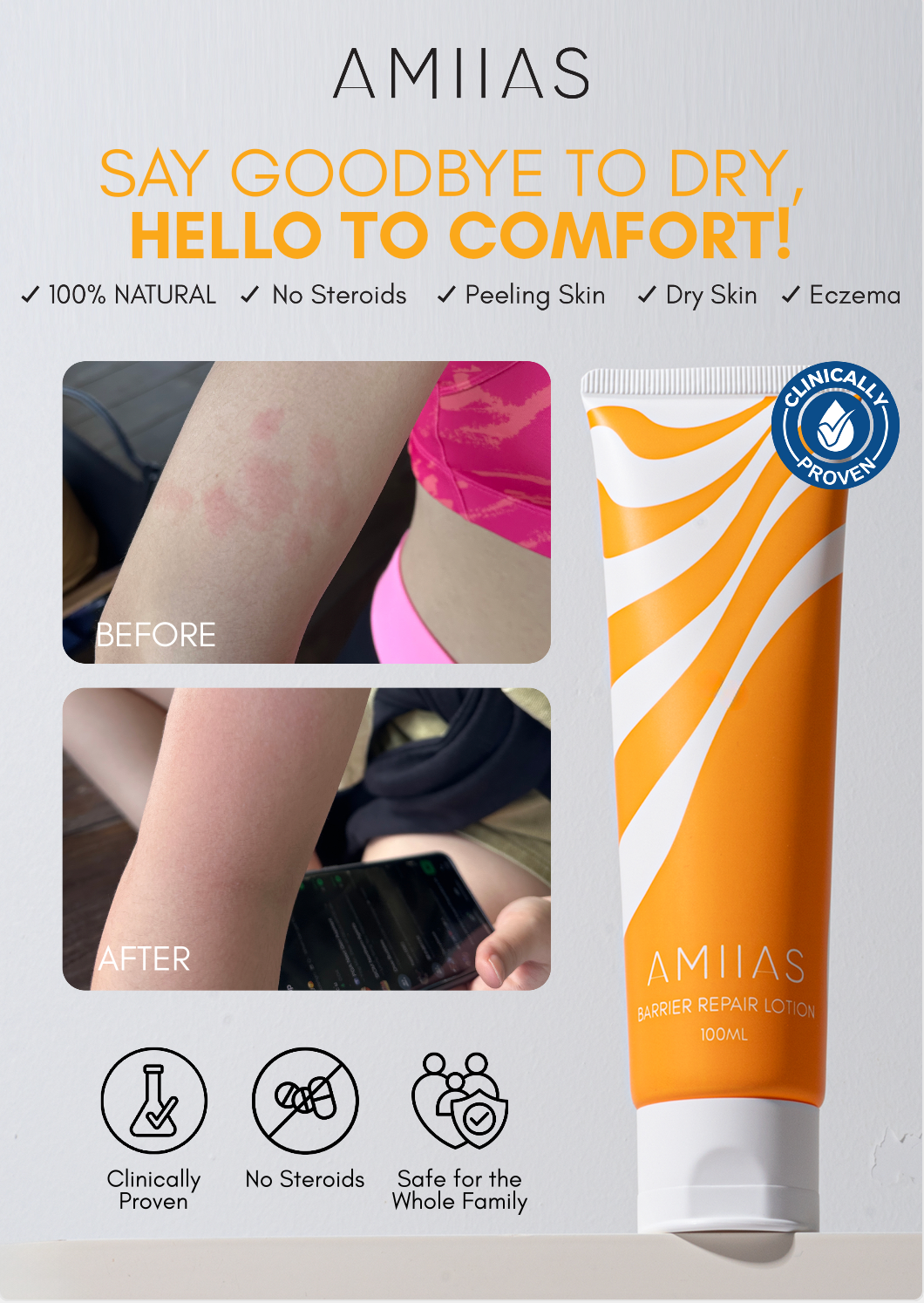 Barrier Repair Lotion – Clinically Proven Relief for Sensitive & Compromised Skin
